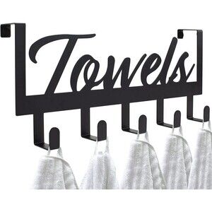 Aesthetic over the Door Towel Rack for Your Bathroom – Space Saving and Convenie